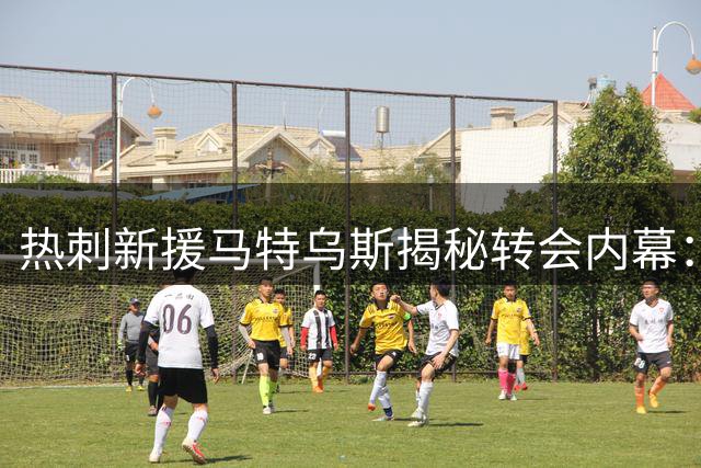 热刺新援马特乌斯揭秘转会内幕：波罗当红娘促成英超新征程